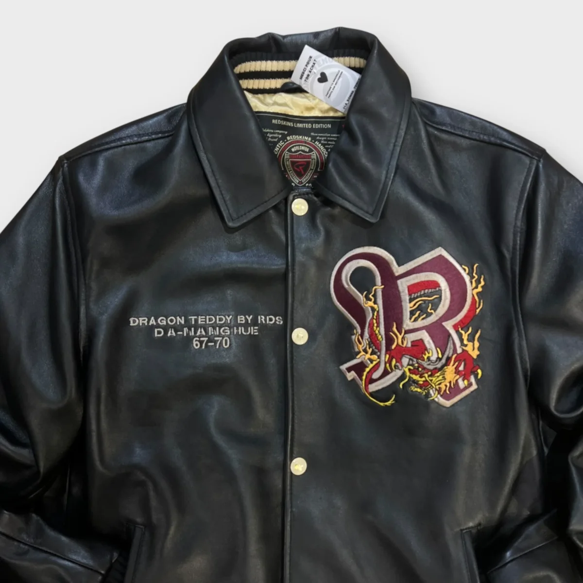 Veste Redskin Cuir Edition Limité Dragon - M – Image 3