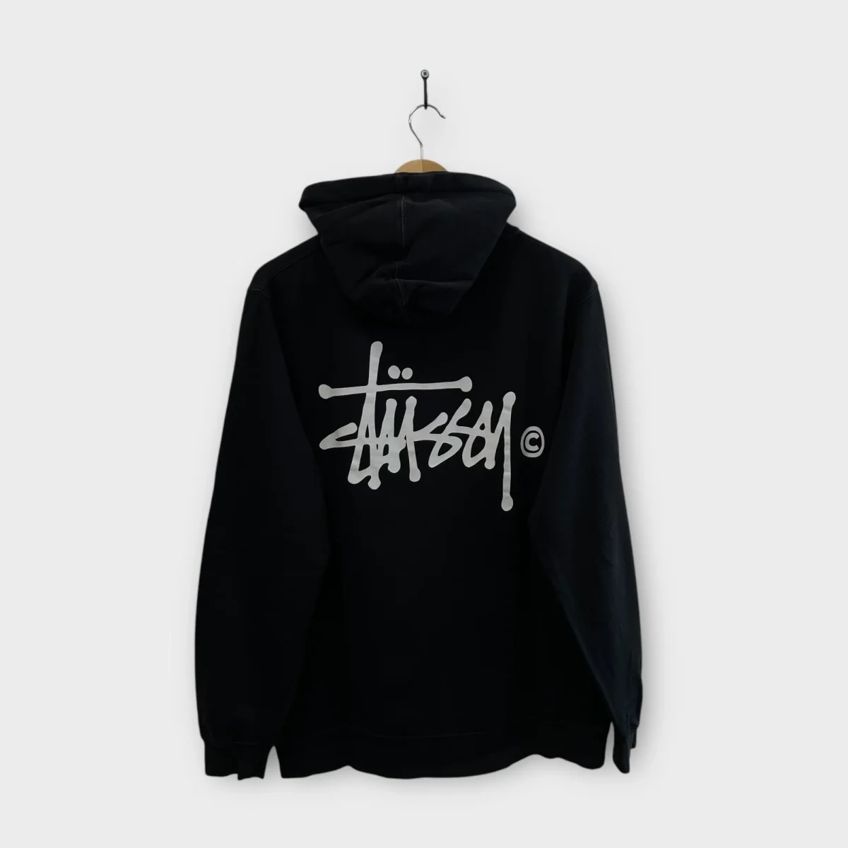 Veste Stussy Noir Basic Logo - L – Image 2