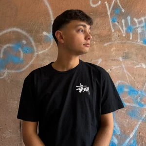 Basic t-shirt stussy noir - L