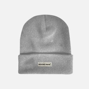 BONNET GRIS CHINE NO/ONE PARIS