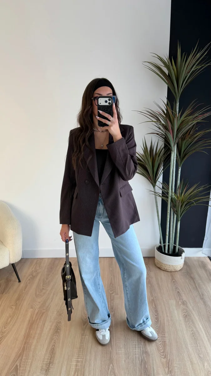 Blazer Choco/bleu – Image 3