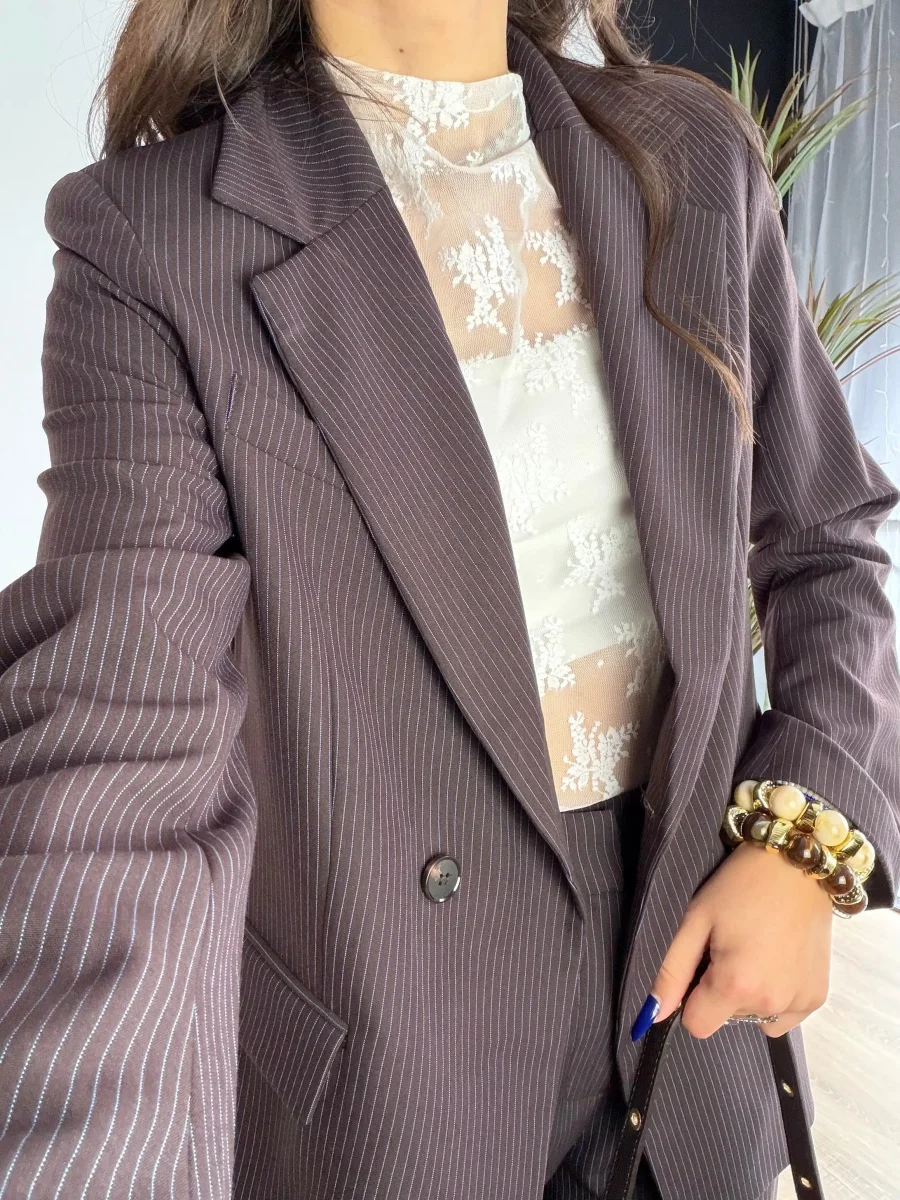 Blazer Choco/bleu – Image 7