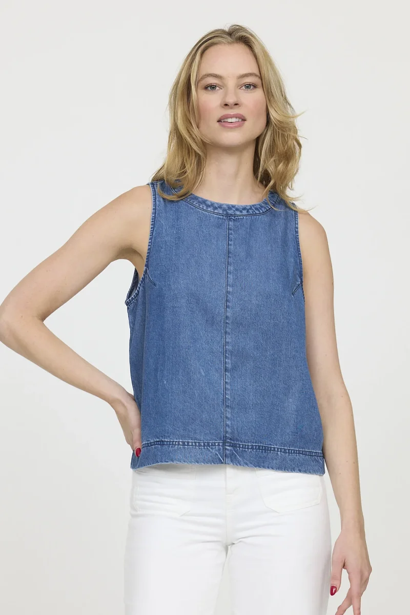 Blouse AJUN Medium Blue – Image 2