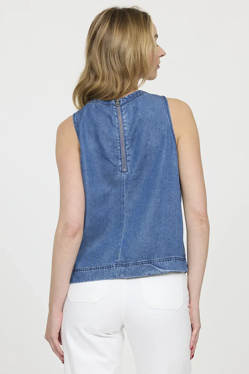 Blouse AJUN Medium Blue – Image 3