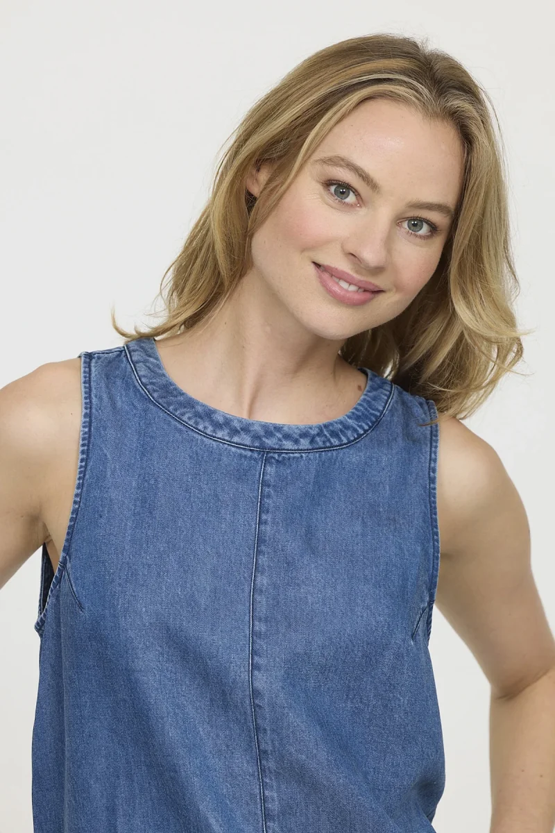 Blouse AJUN Medium Blue – Image 4