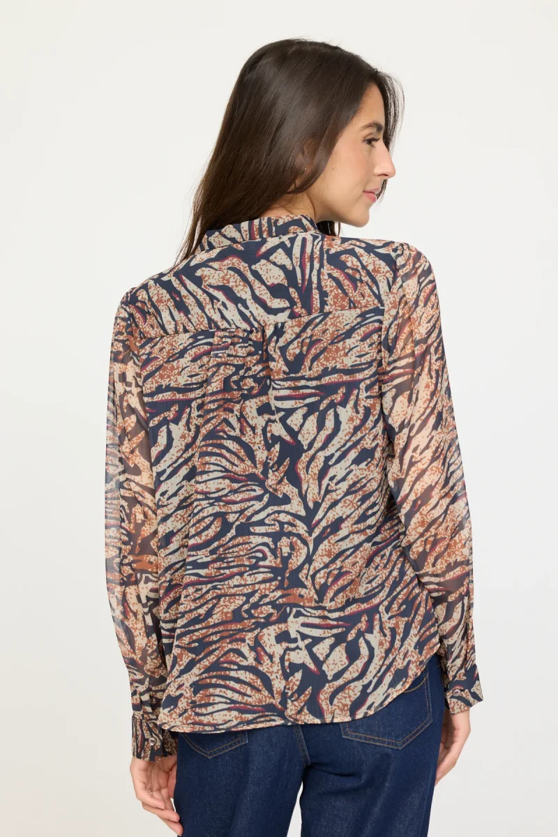 Blouse Moïse Navy – Image 5