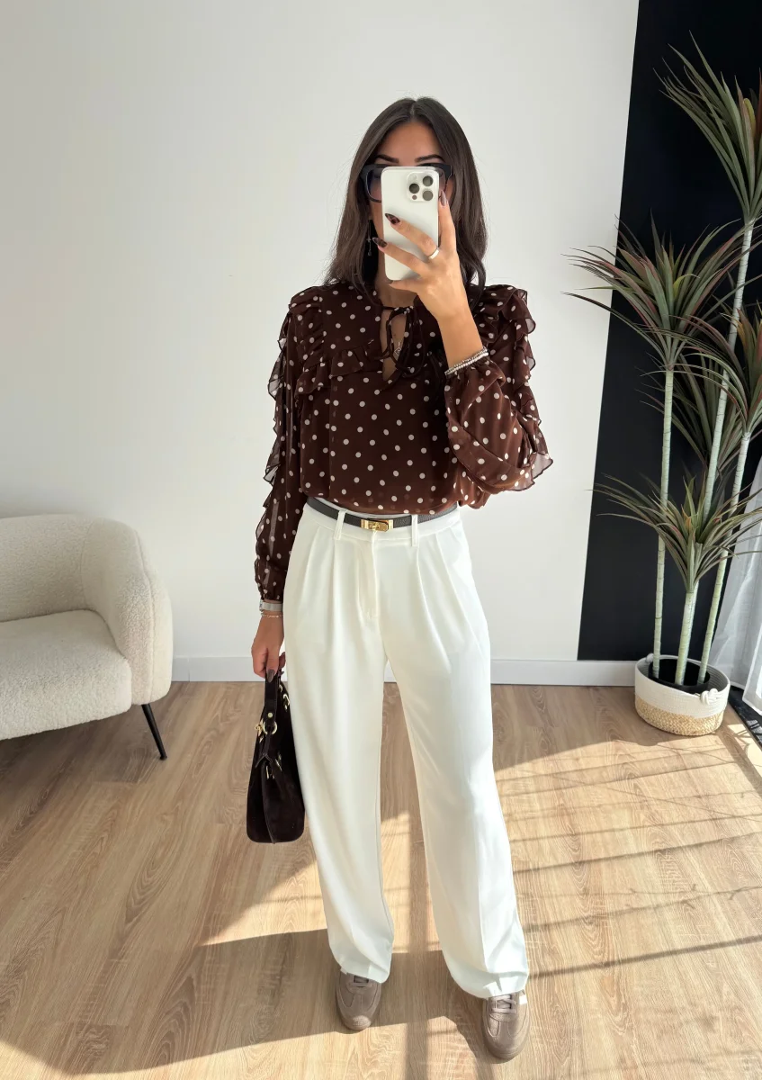 Blouse à pois – Image 2