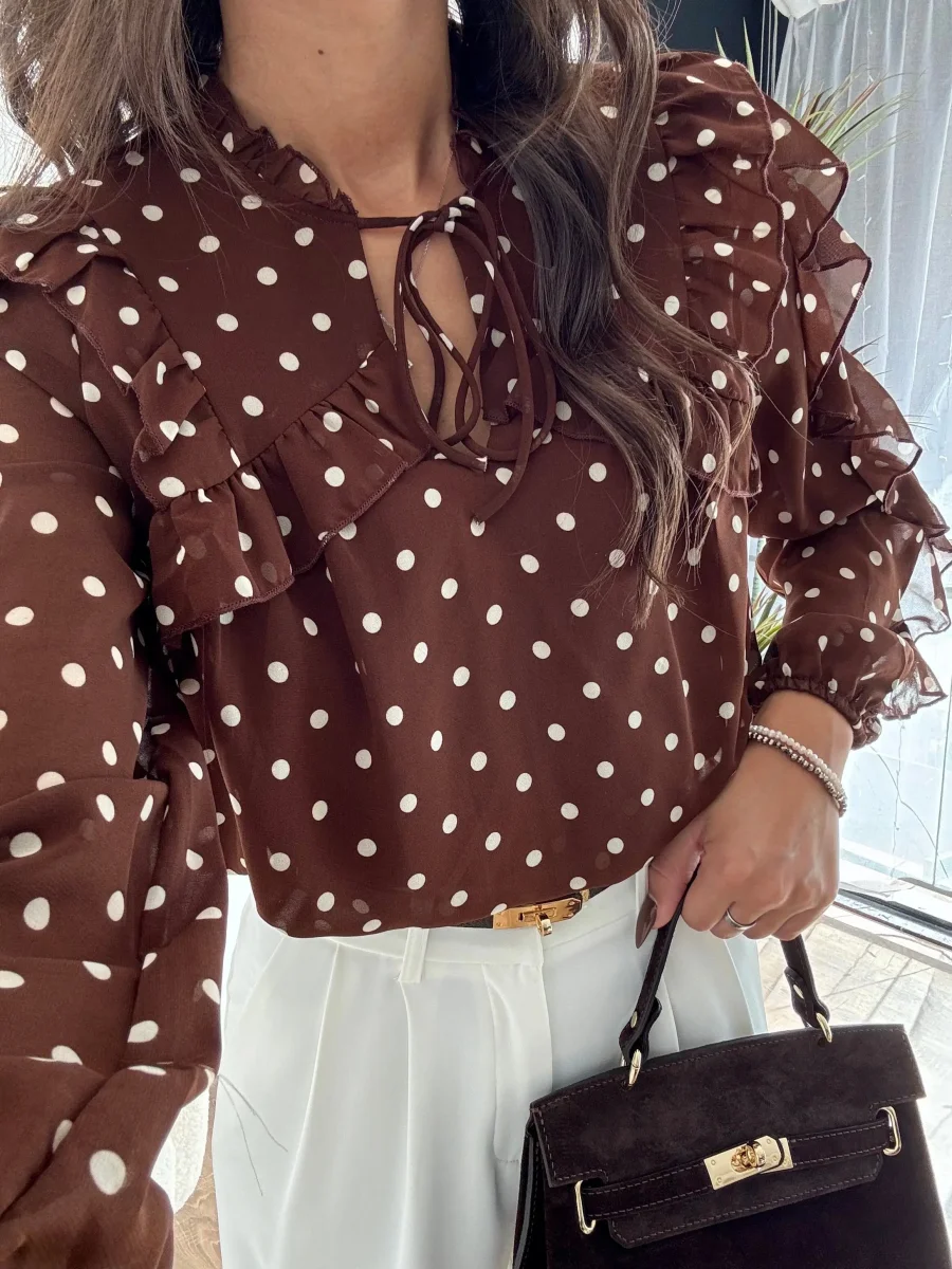 Blouse à pois – Image 3