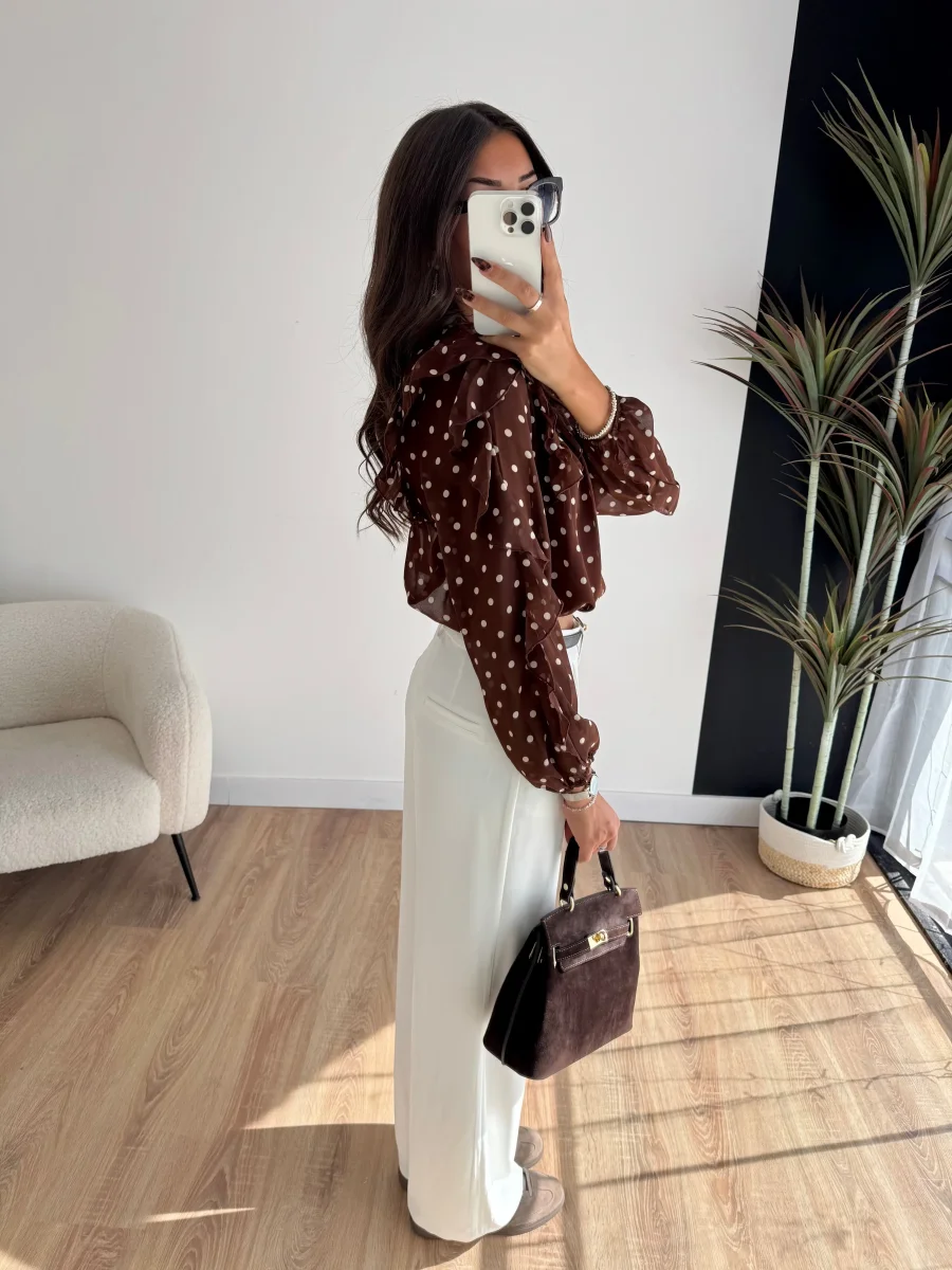 Blouse à pois – Image 4