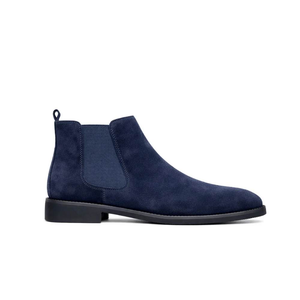 Bottines bleu marine homme – Image 2