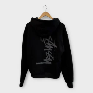 Gilet noir Stussy big back logo