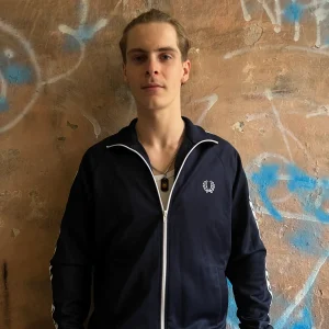 Veste Fred Perry bleu - M