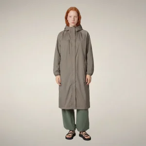 Impermeabile packable donna Shower beige polvere