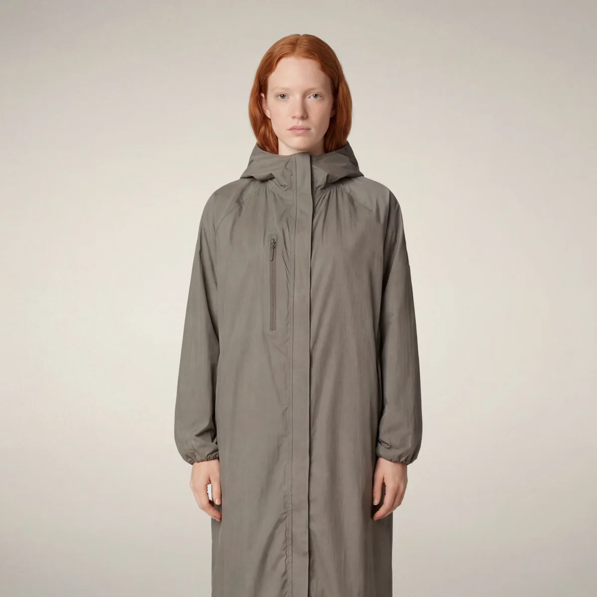 Impermeabile packable donna Shower beige polvere – Image 6