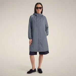 Impermeabile packable donna Shower azzurro nuvola