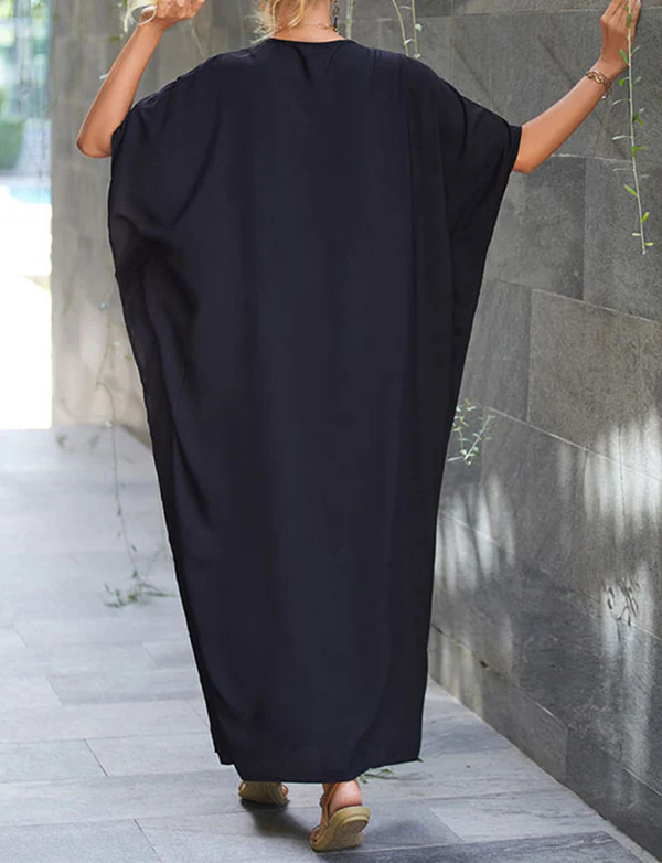 Maillot de bain brodé pour la plage, ample et de grande taille – Image 3