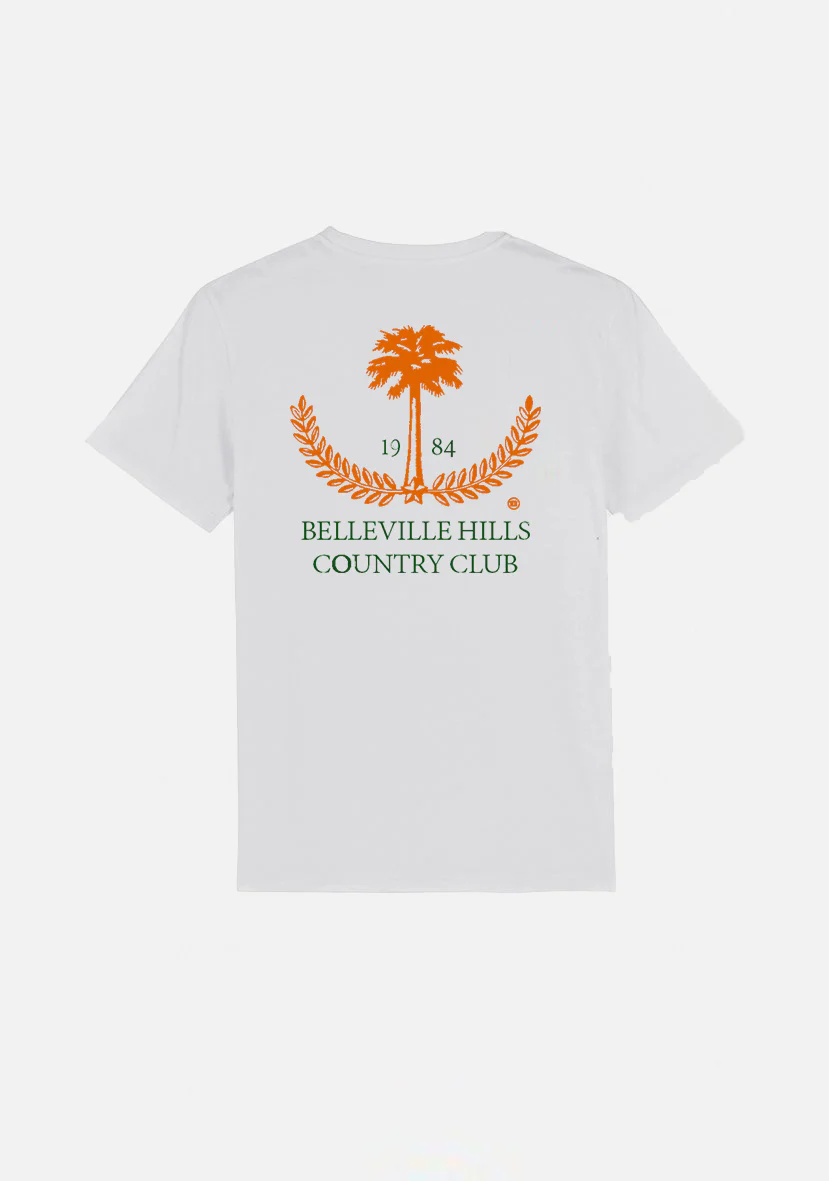 T-SHIRT BLANC "COUNTRY CLUB"