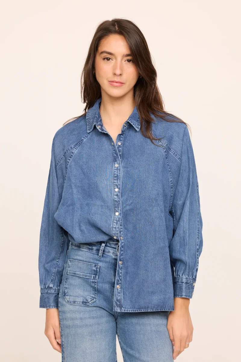 Chemise DULIA Medium Blue – Image 2