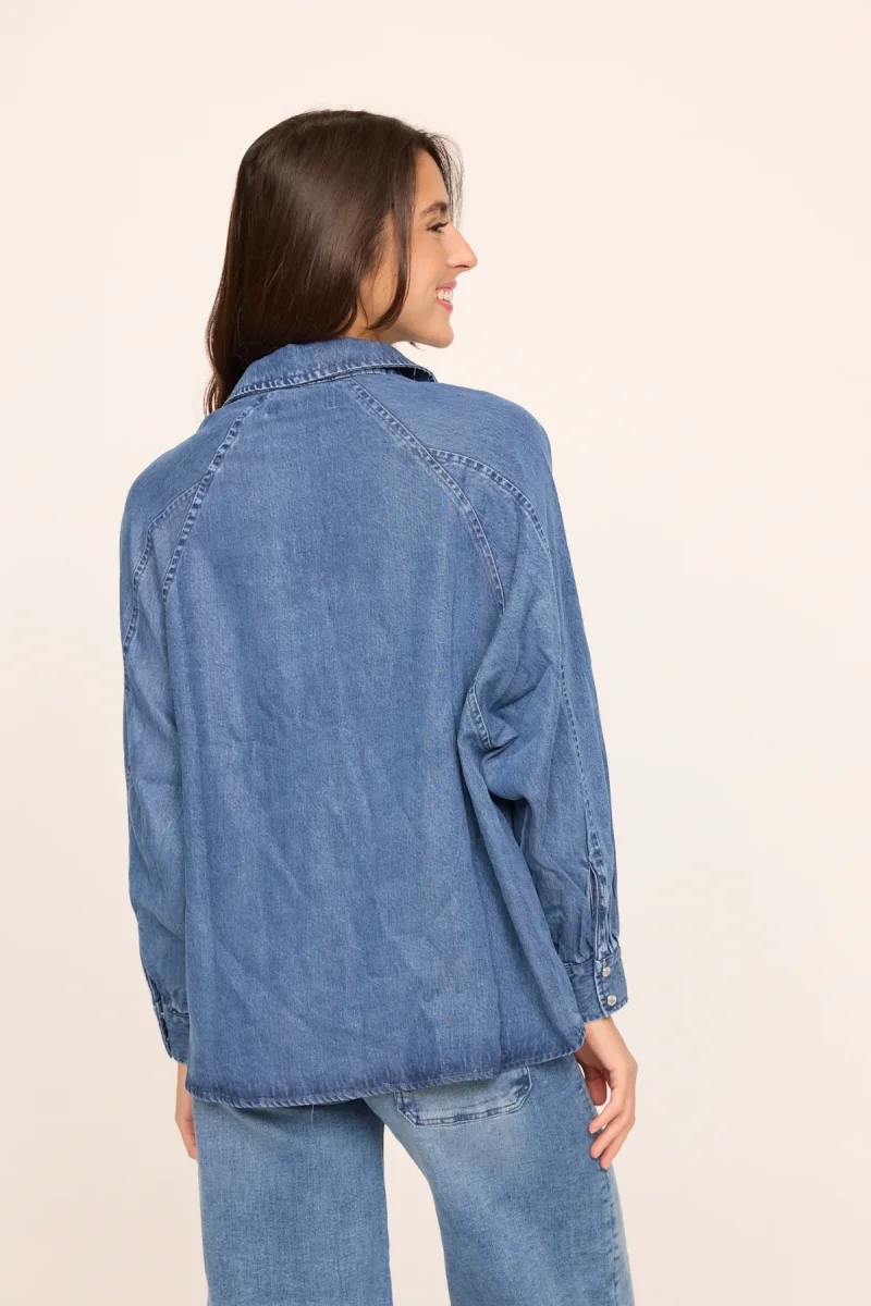 Chemise DULIA Medium Blue – Image 5