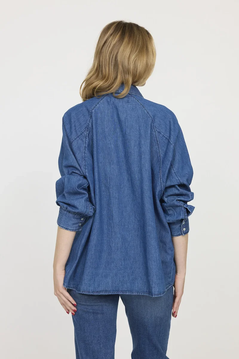 Chemise DULIA Vintage Blue – Image 5