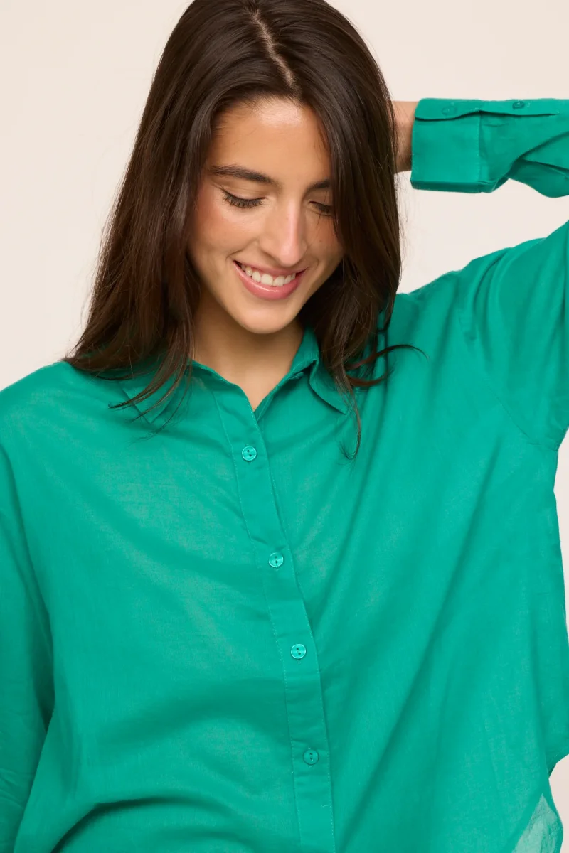 Chemise DULIPA Vert profond – Image 3