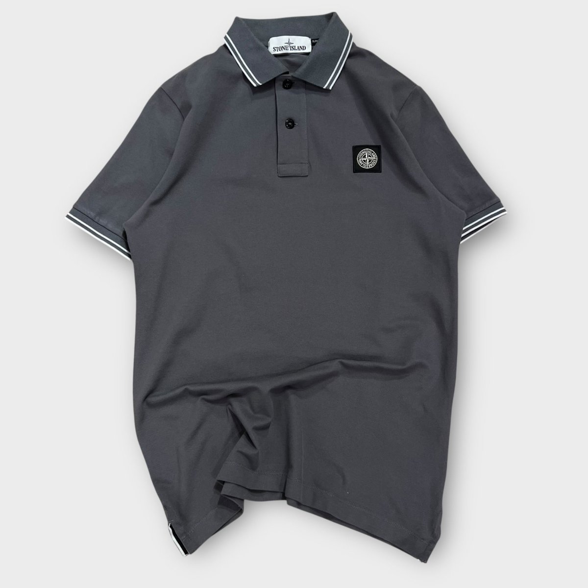 Polo Stone Island Gris - S – Image 2