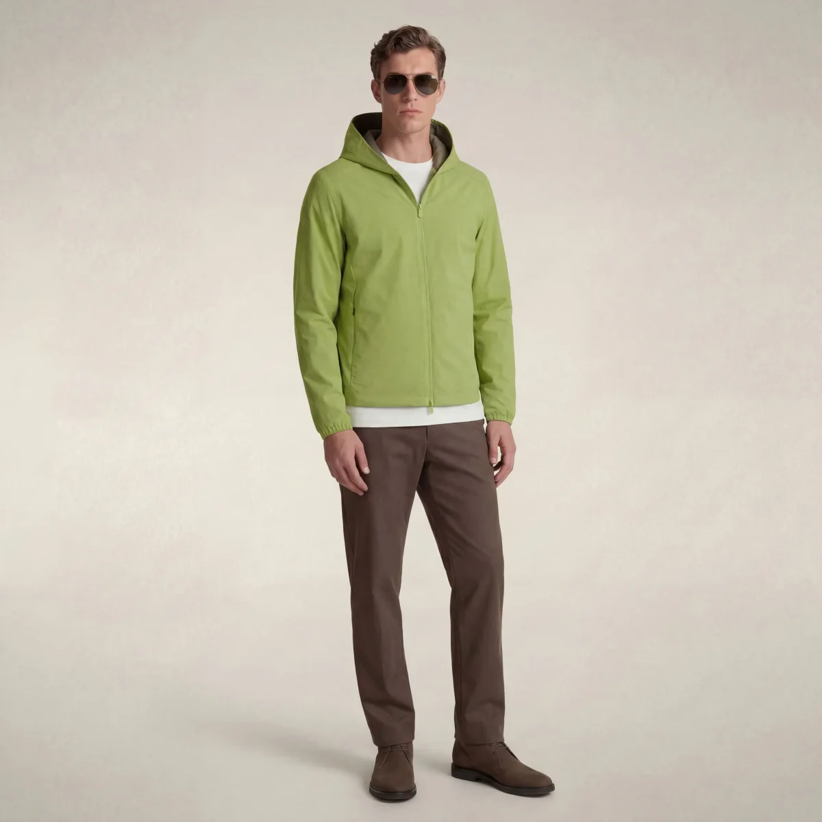 Giacca a vento uomo Zayn verde lime – Image 2