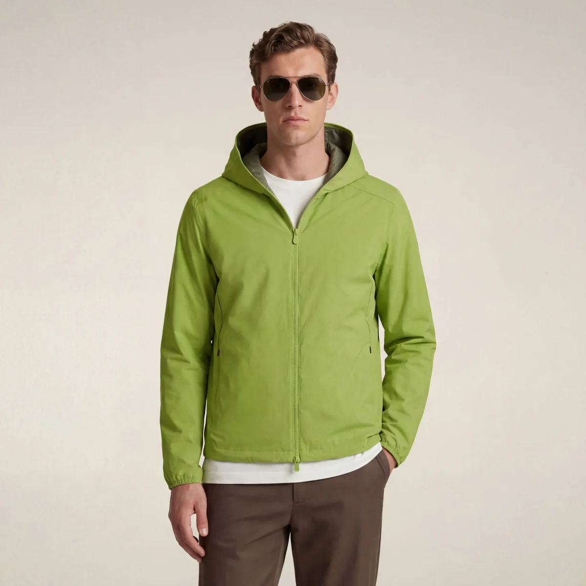 Giacca a vento uomo Zayn verde lime – Image 6