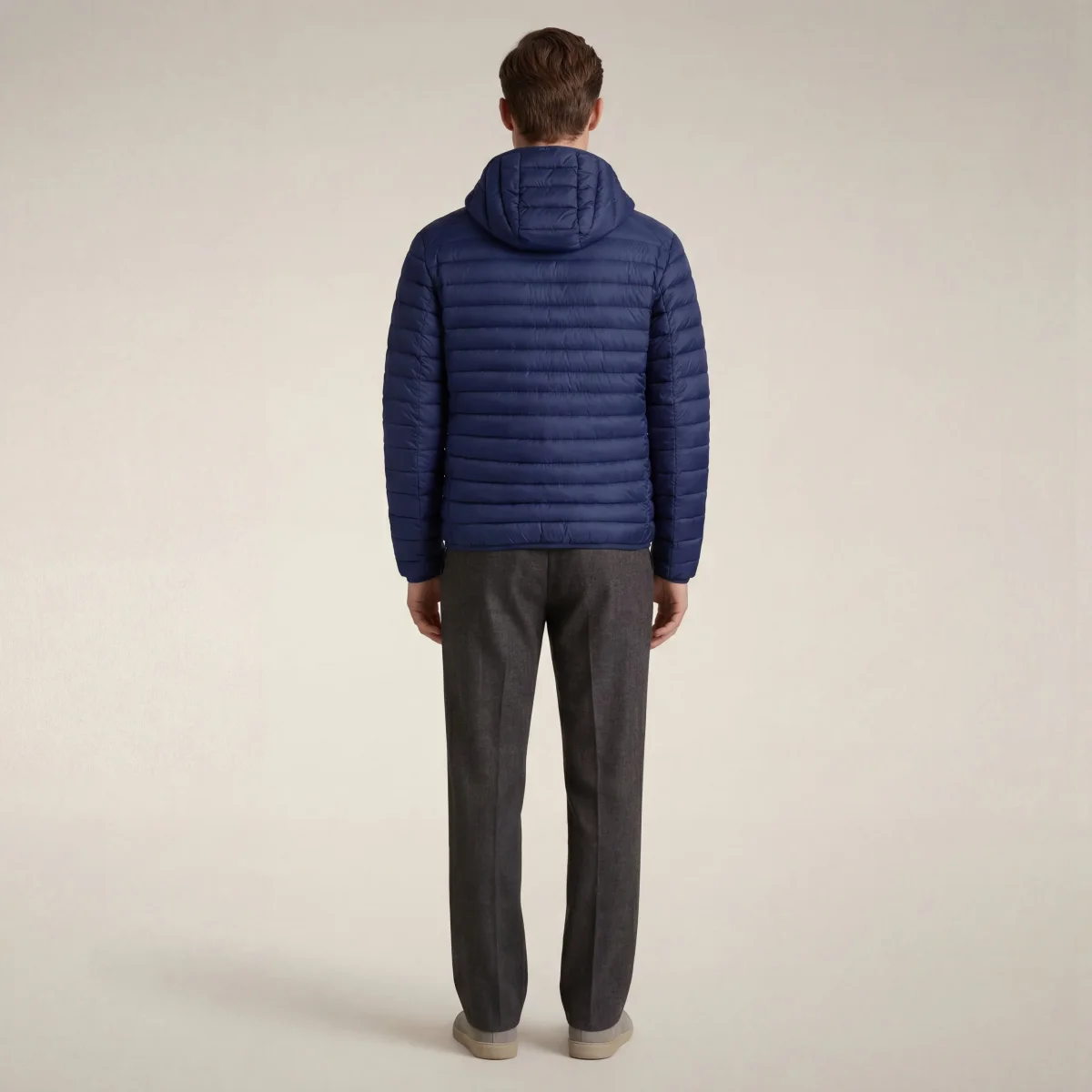 Piumino animal free con cappuccio uomo Donald blu elettrico – Image 3