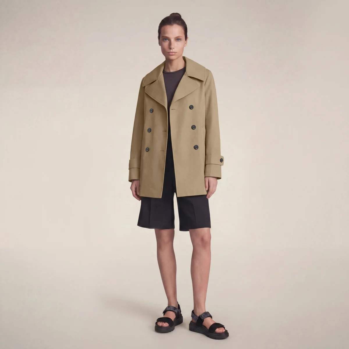 Trench donna Sofi beige stardust