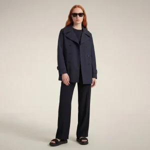 Trench donna Sofi blu nero