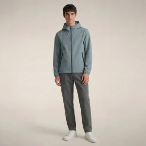 Giacca impermeabile uomo Drop azzurro isola