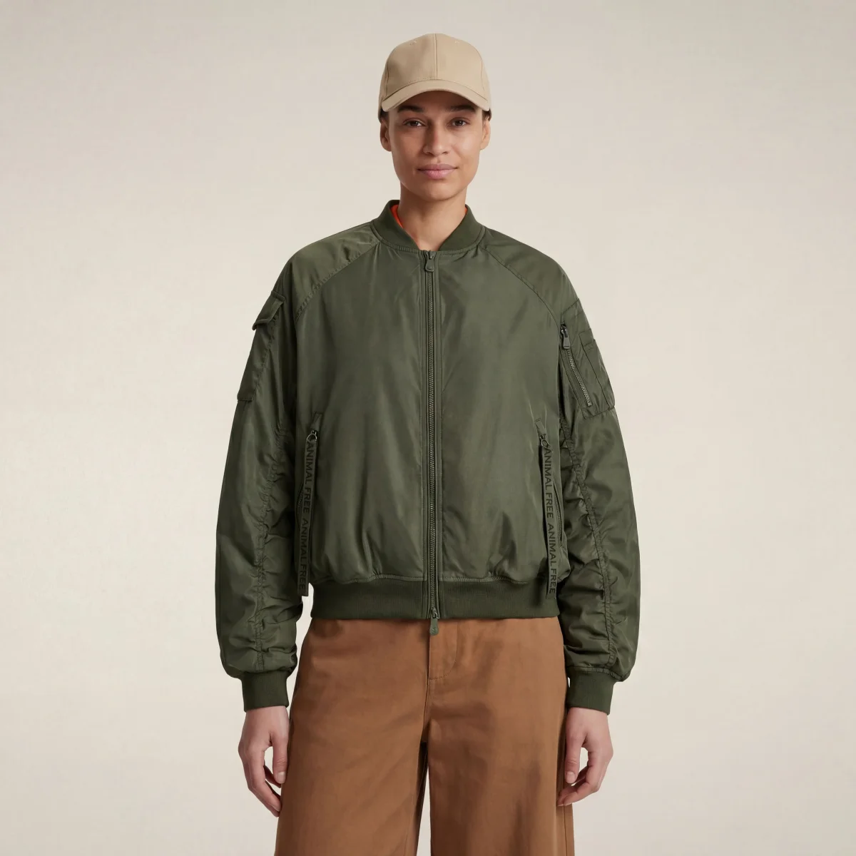 Giacca bomber donna Lil verde oliva – Image 6