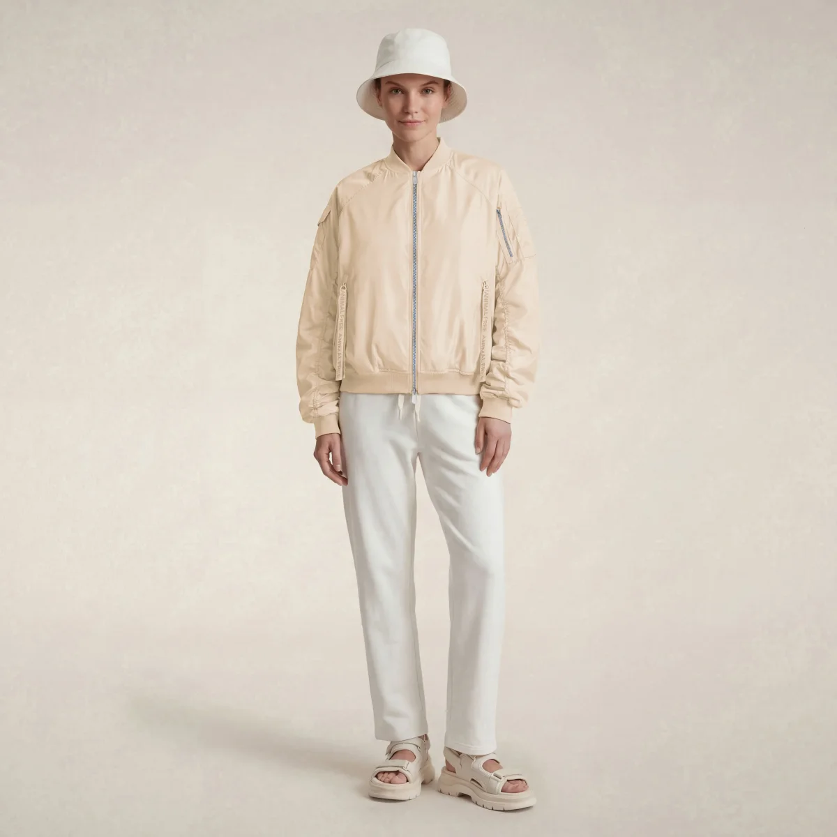 Giacca bomber donna Lil crema marzapane – Image 2