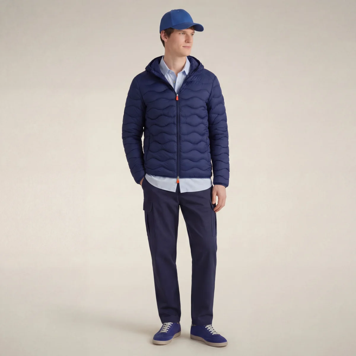 Piumino uomo Reef blu eclisse – Image 2