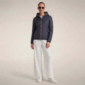 Piumino donna Melody blu nero