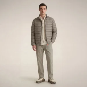 Piumino animal free uomo Alexander Grigio elefante