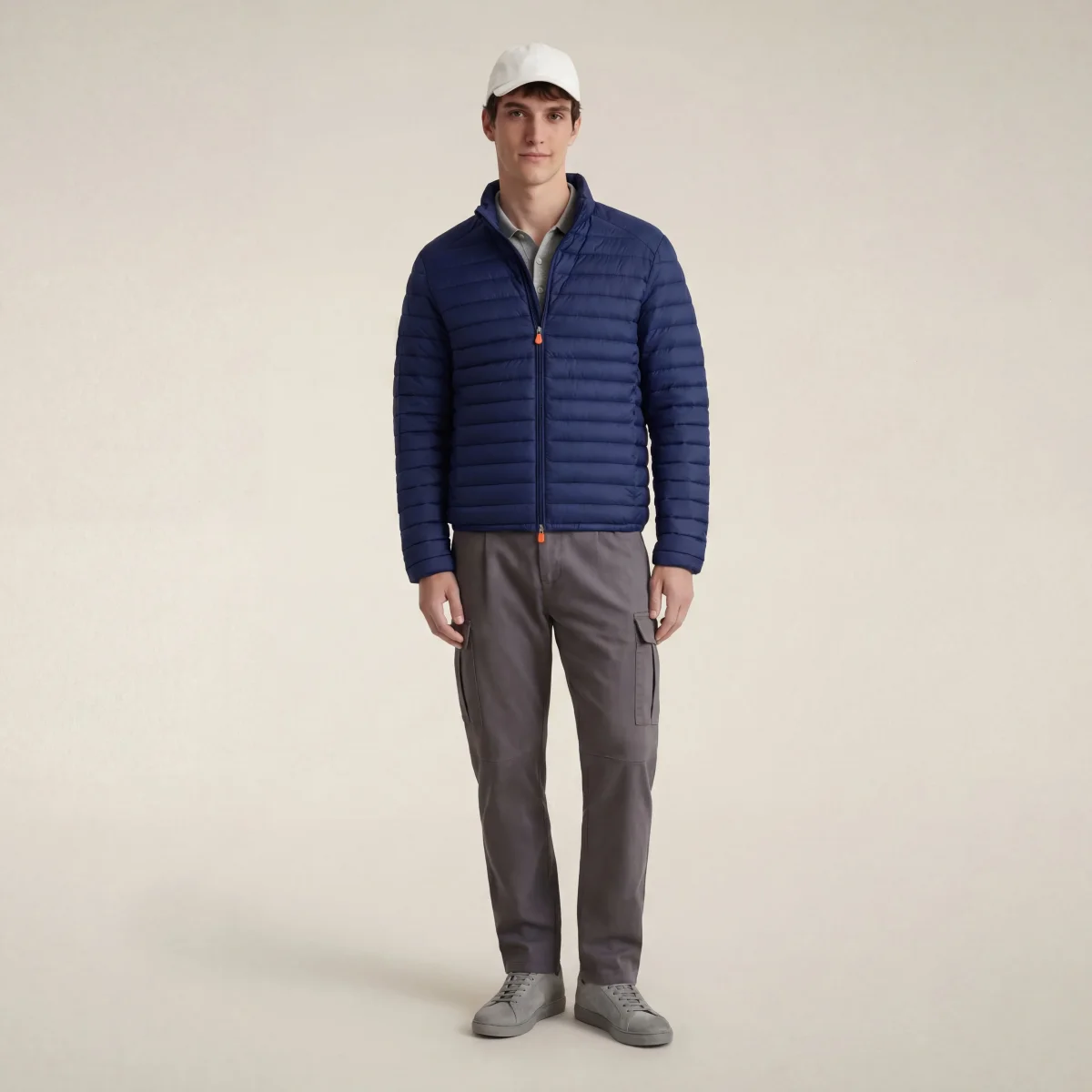 Piumino animal free uomo Alexander blu elettrico – Image 2