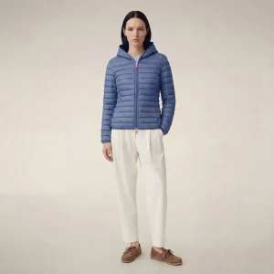 Piumino donna Daisy blu fiordaliso