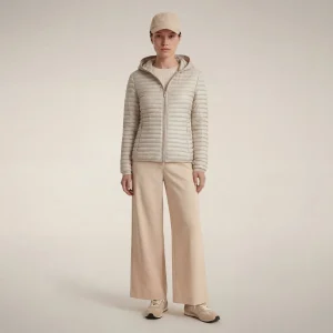 Piumino donna animal free Alexa grigio perla