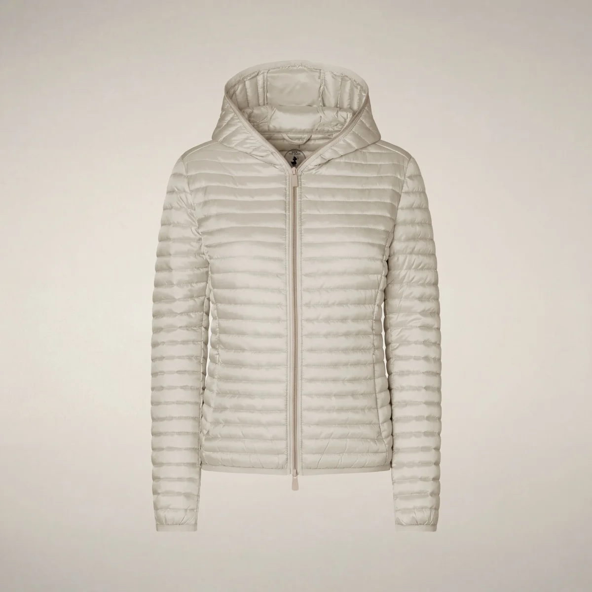 Piumino donna animal free Alexa grigio perla – Image 4