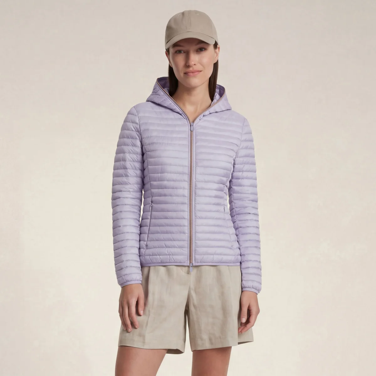 Piumino donna animal free Alexa lilla opale – Image 6