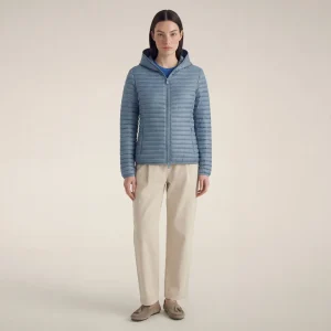 Piumino donna animal free Alexa azzurro polvere