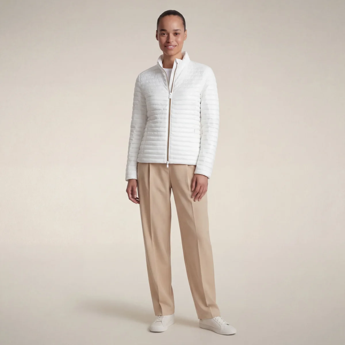 Piumino donna Andreina bianco – Image 2