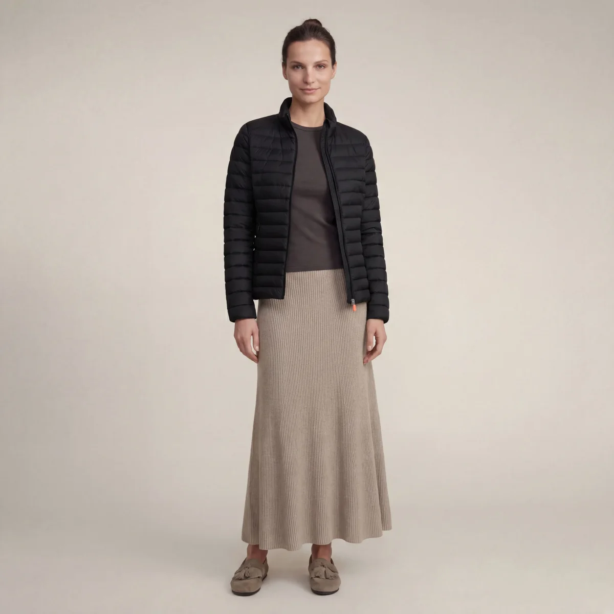 Piumino animal free donna Carly Nero – Image 2