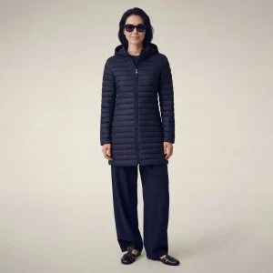 Piumino lungo donna Bryanna Blu Navy