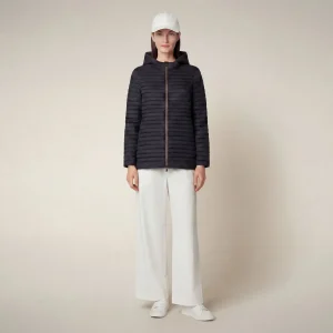 Piumino donna Alima blu nero