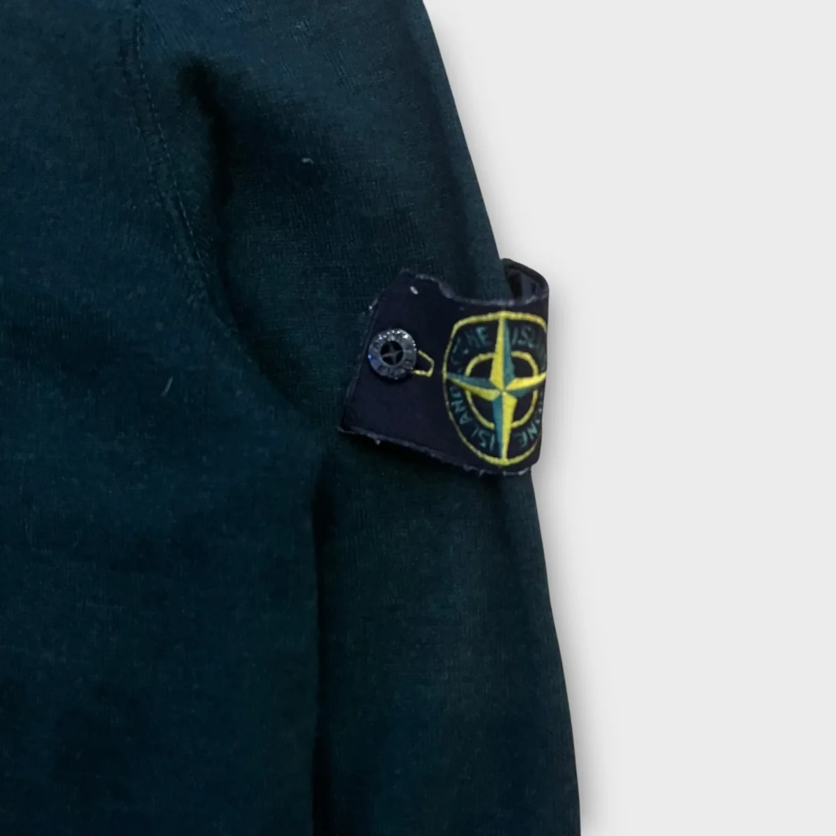 Pull Stone Island Vert Foncé - L – Image 4