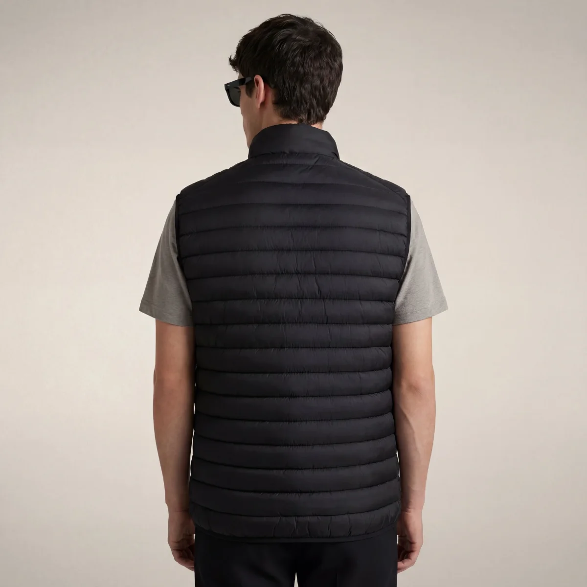 Gilet imbottito uomo Adam Nero – Image 3