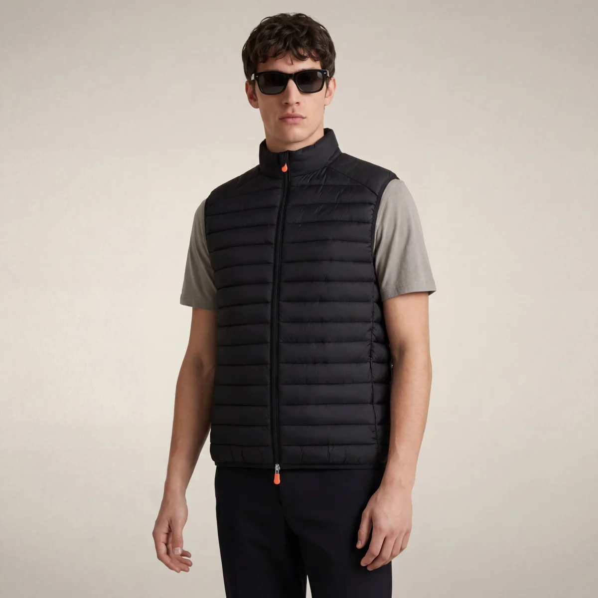 Gilet imbottito uomo Adam Nero – Image 6